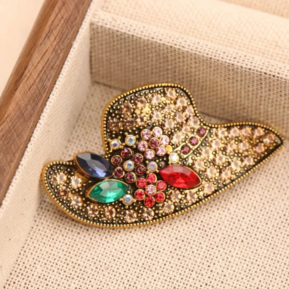 Classic Luxury Colorful Brooch Pin for Men and Women Gift