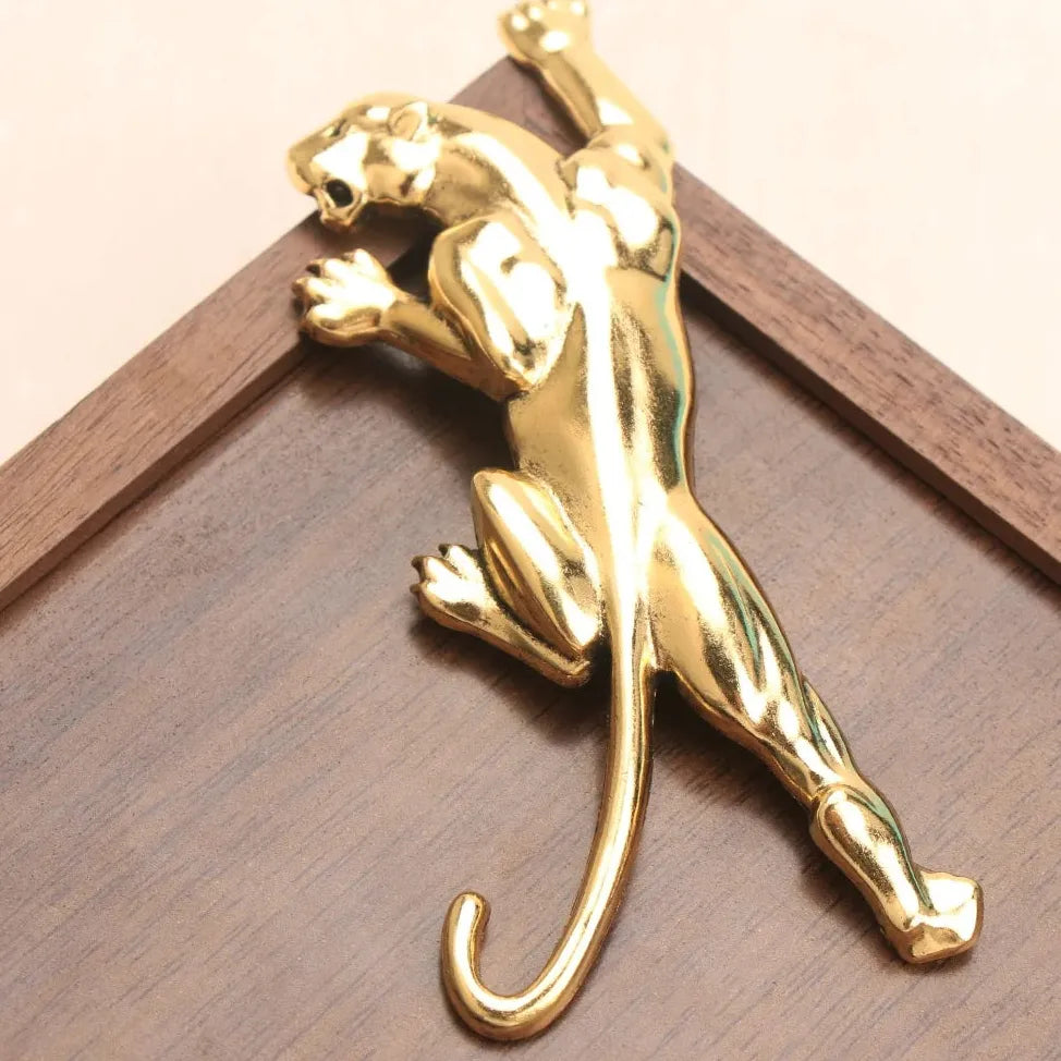 Vintage Leopard-Print Brooch for Men & Women Wedding Gift Accessory
