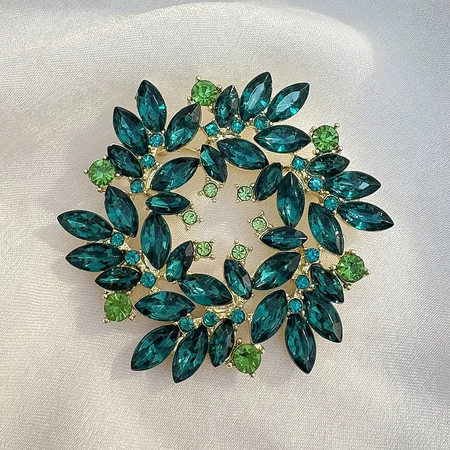 Classic Floral Brooch for Wedding Party Gift Men & Women