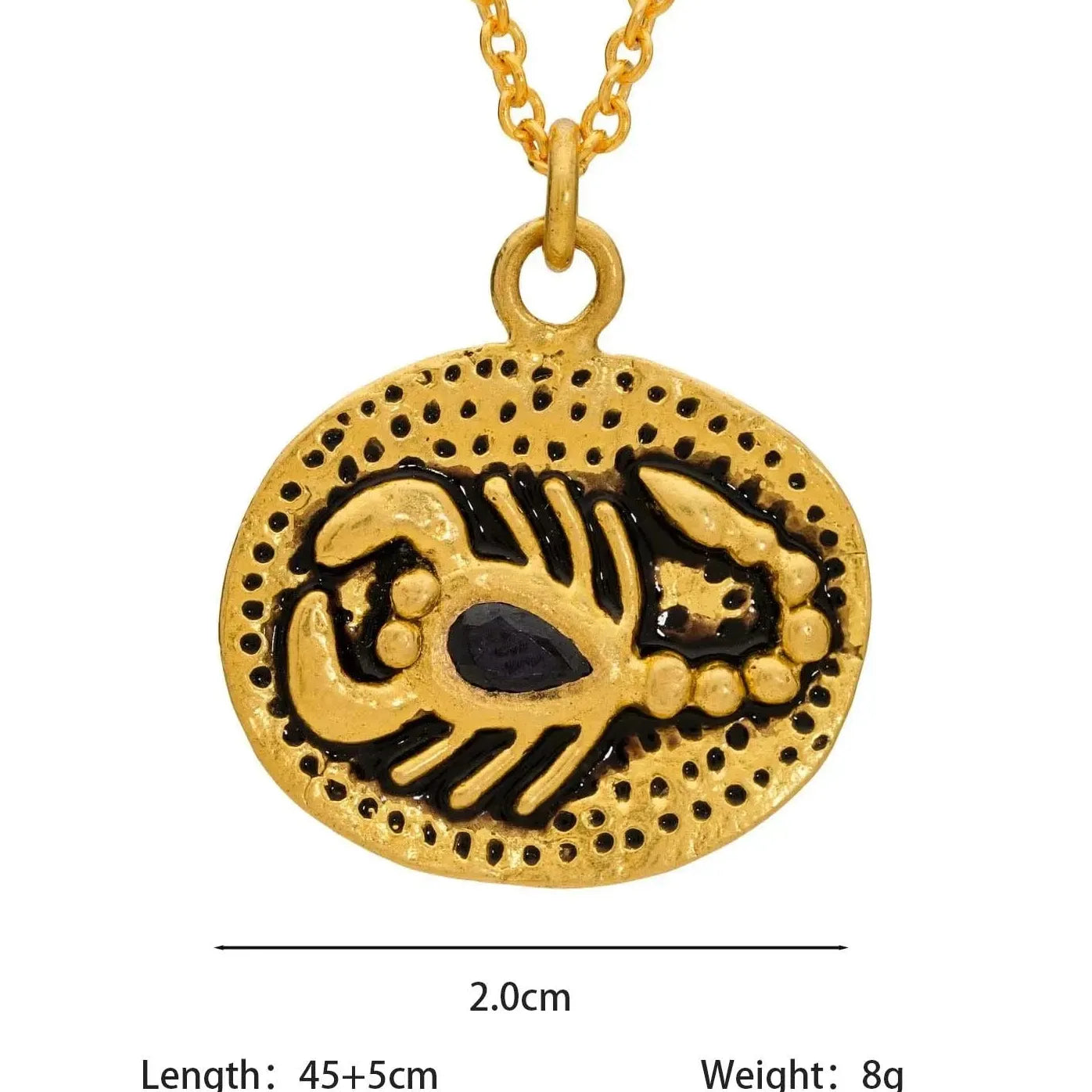 Stainless Steel Vintage Enamel Zodiac Coin Pendant Necklace 12 Constellations Jewelry