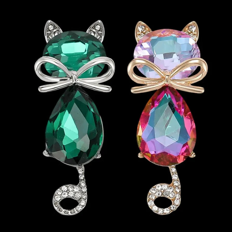 Classic Luxury Bow Brooch for Women Men Elegant Jewelry Gift