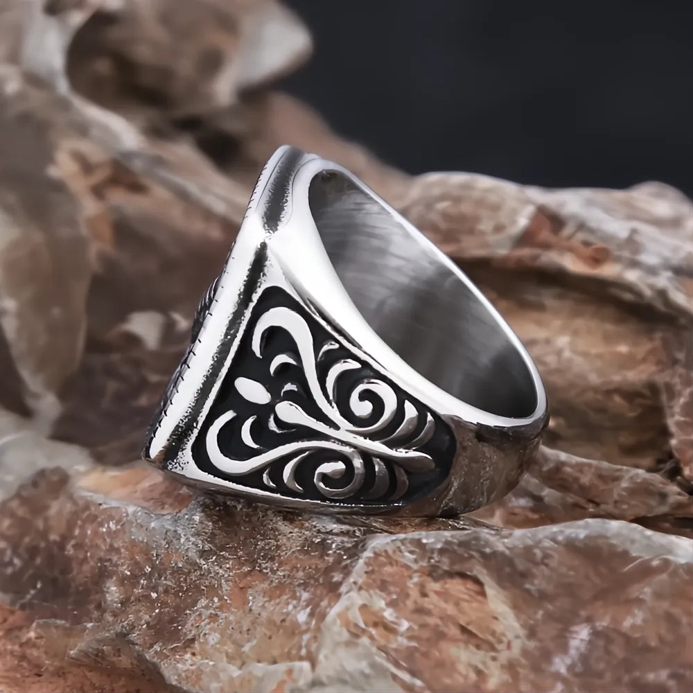 Vintage 316L Stainless Steel Scorpion Ring Unisex Punk Fashion Jewelry for Men Women
