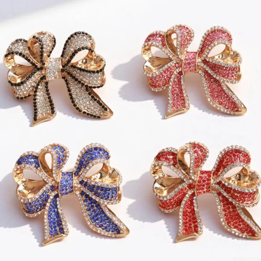 Luxury Classic Bow Brooch Pin for Men & Women Gift