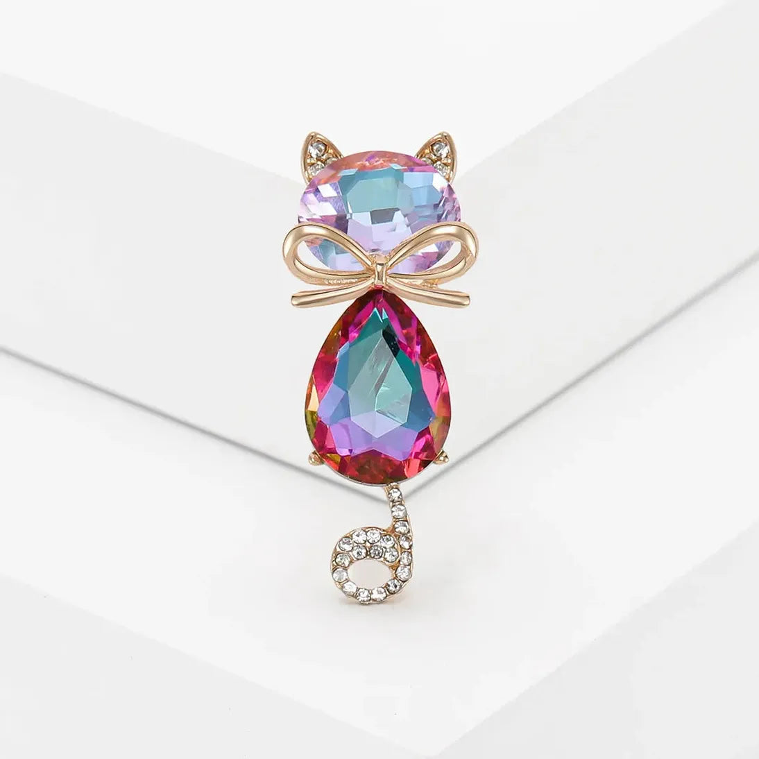 Classic Luxury Bow Brooch for Women Men Elegant Jewelry Gift