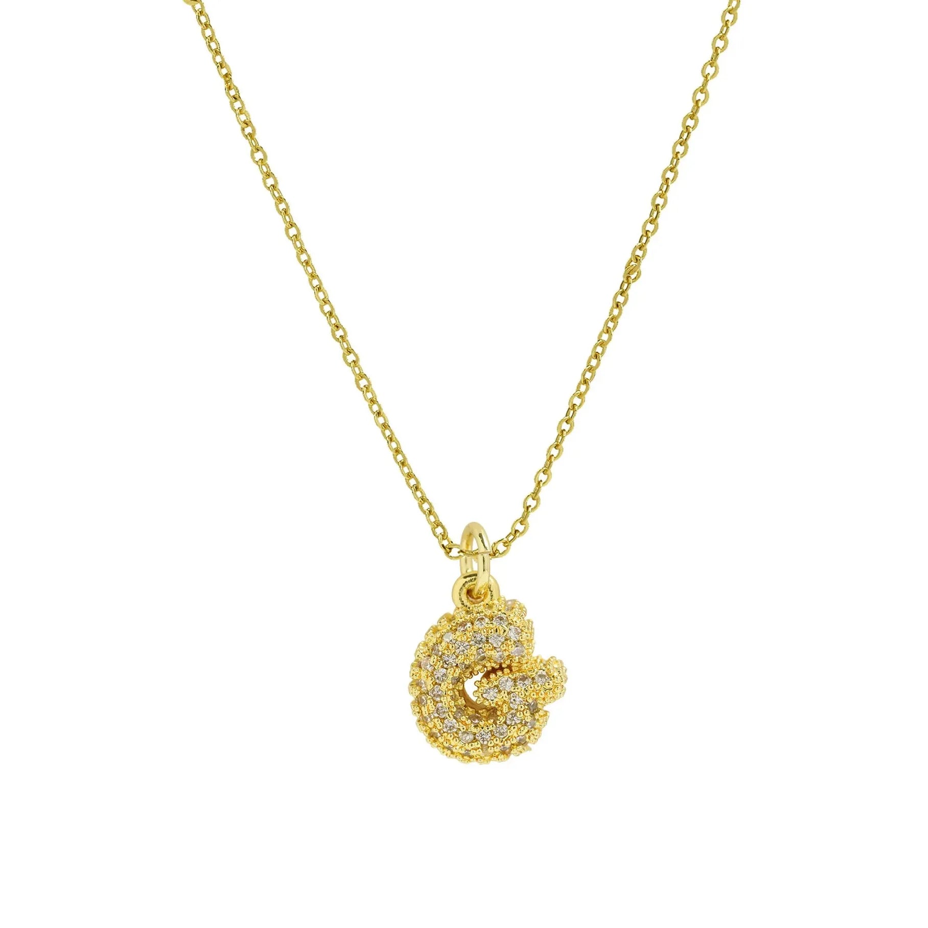 18k Gold Plated A-Z Initial Pendant Necklace Stainless Steel Choker Women Gift