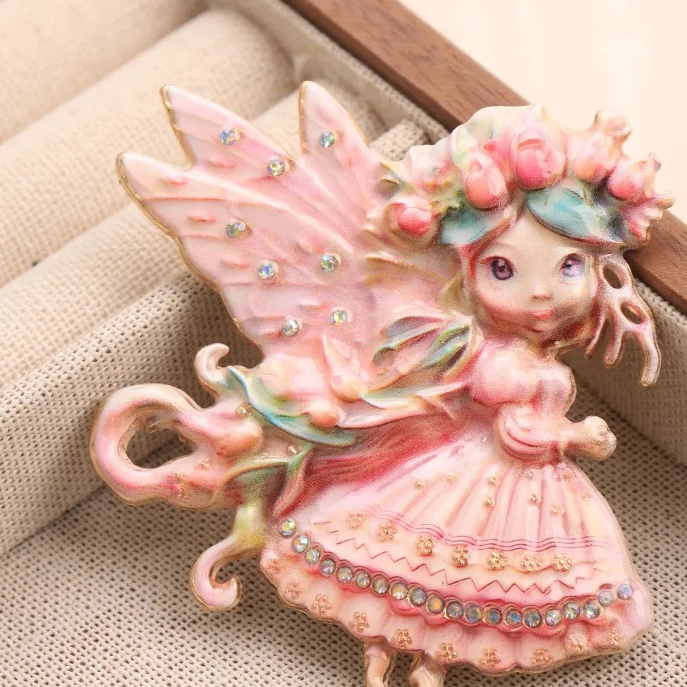 Luxury Wings Brooch Pin Gift Jewelry for Men & Women Classic Style