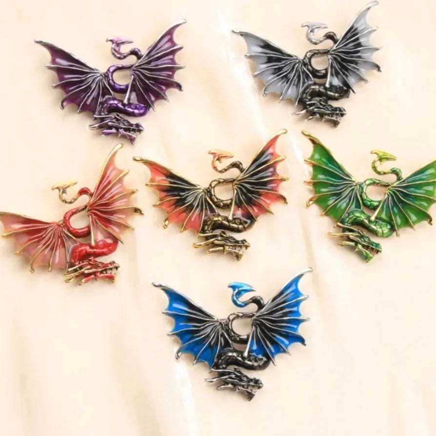 Luxury Dragon Brooch Wedding Gift for Men & Women Classic Style