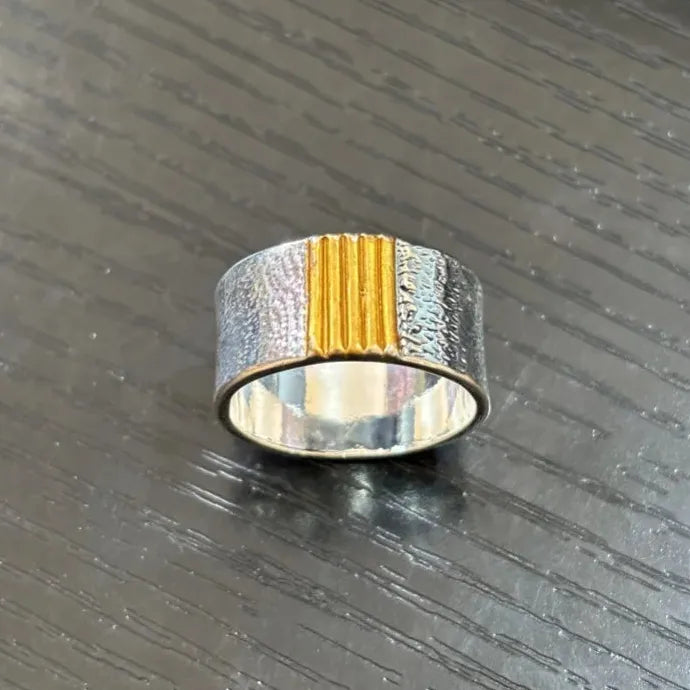 2025 Vintage Geometric Zinc Alloy Line Ring for Women Wedding Engagement Gift