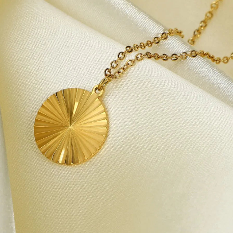 Punk Stainless Steel Heart Butterfly Pendant Necklace Women Gold Plated Choker Jewelry