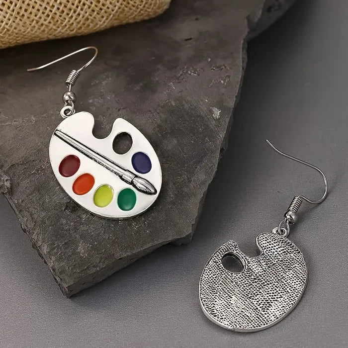 Retro Bohemian Style Zinc Alloy Drop Earrings for Women Daily Wear