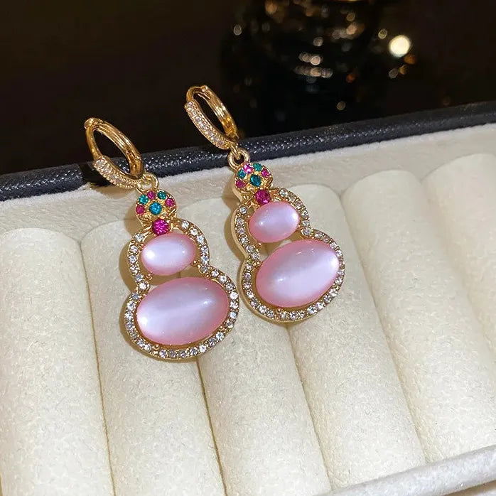 Luxury Micro Inlaid Zircon Geometric Square Dangle Earrings Women 2024 Party Jewelry