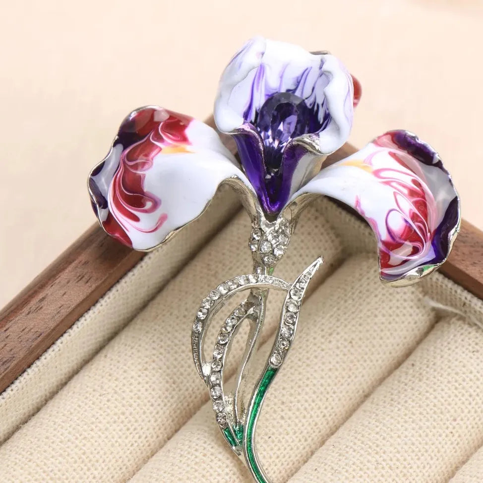 Classic Floral Brooch for Men & Women Wedding Gift Party Accessory