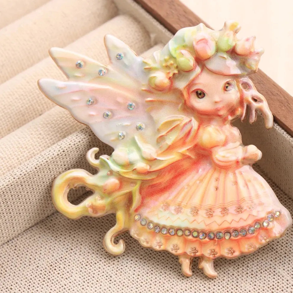 Luxury Wings Brooch Pin Gift Jewelry for Men & Women Classic Style