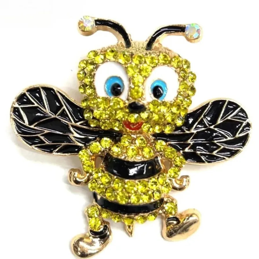 Cartoon Bee Brooch for Men & Women Wedding Party Gift Accessory