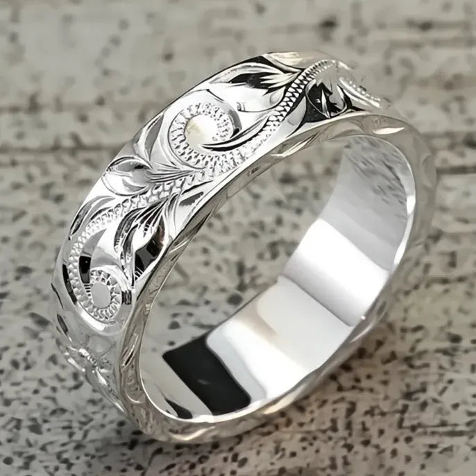 Geometric Brass Ring for Women Wedding Party Jewelry