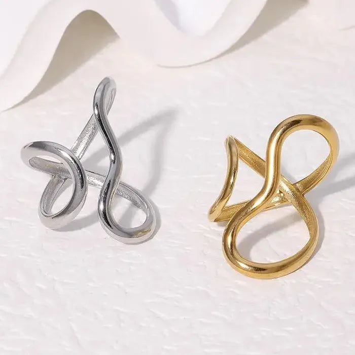 Gold Stainless Steel Rings for Women Men 2025 Party Jewelry Gifts Mood Tracker
