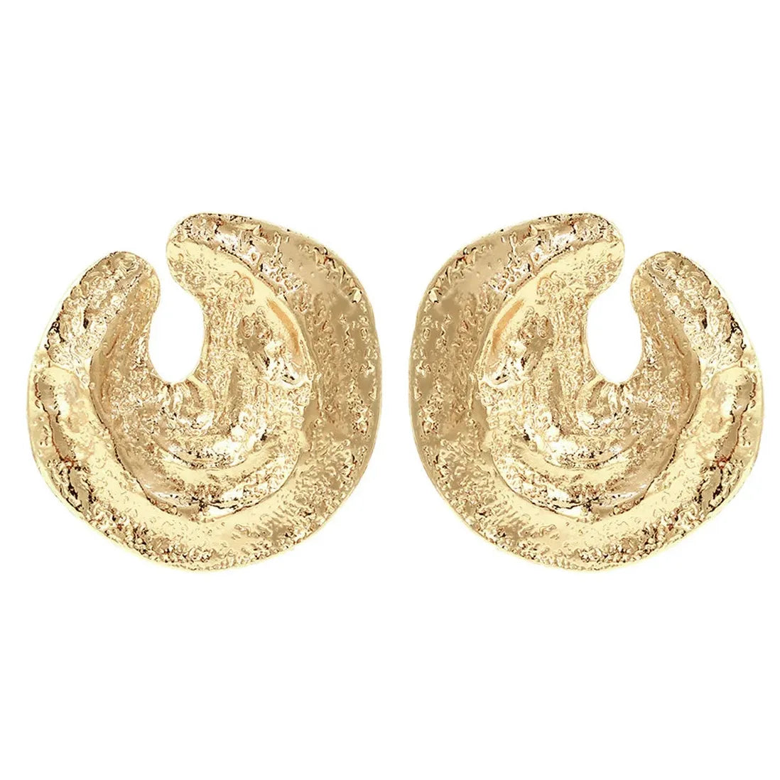 Bohemian Pearl Drop Earrings for Women Round Inlay Jewelry Gift Elegant