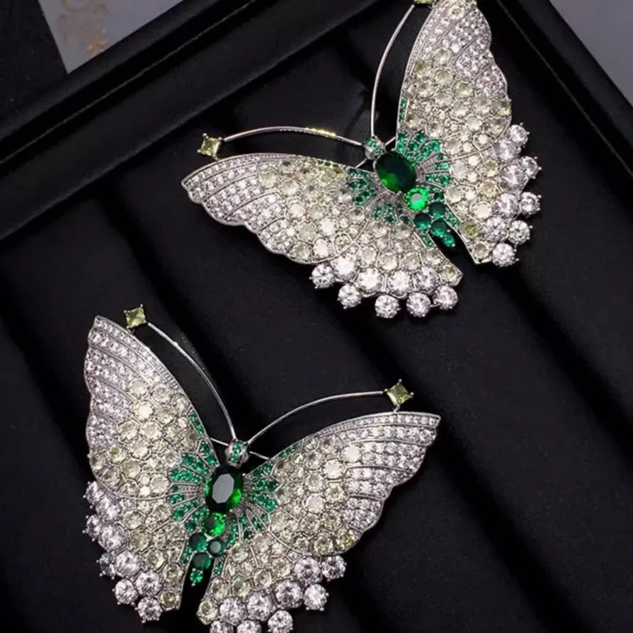 Luxury Butterfly Insect Brooch Pin Elegant Jewelry Gift for Women