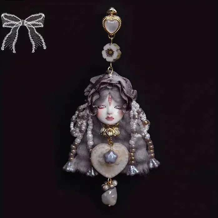 Baroque Neo-Gothic Copper Drop Earrings for Women Party Gifts Stylish