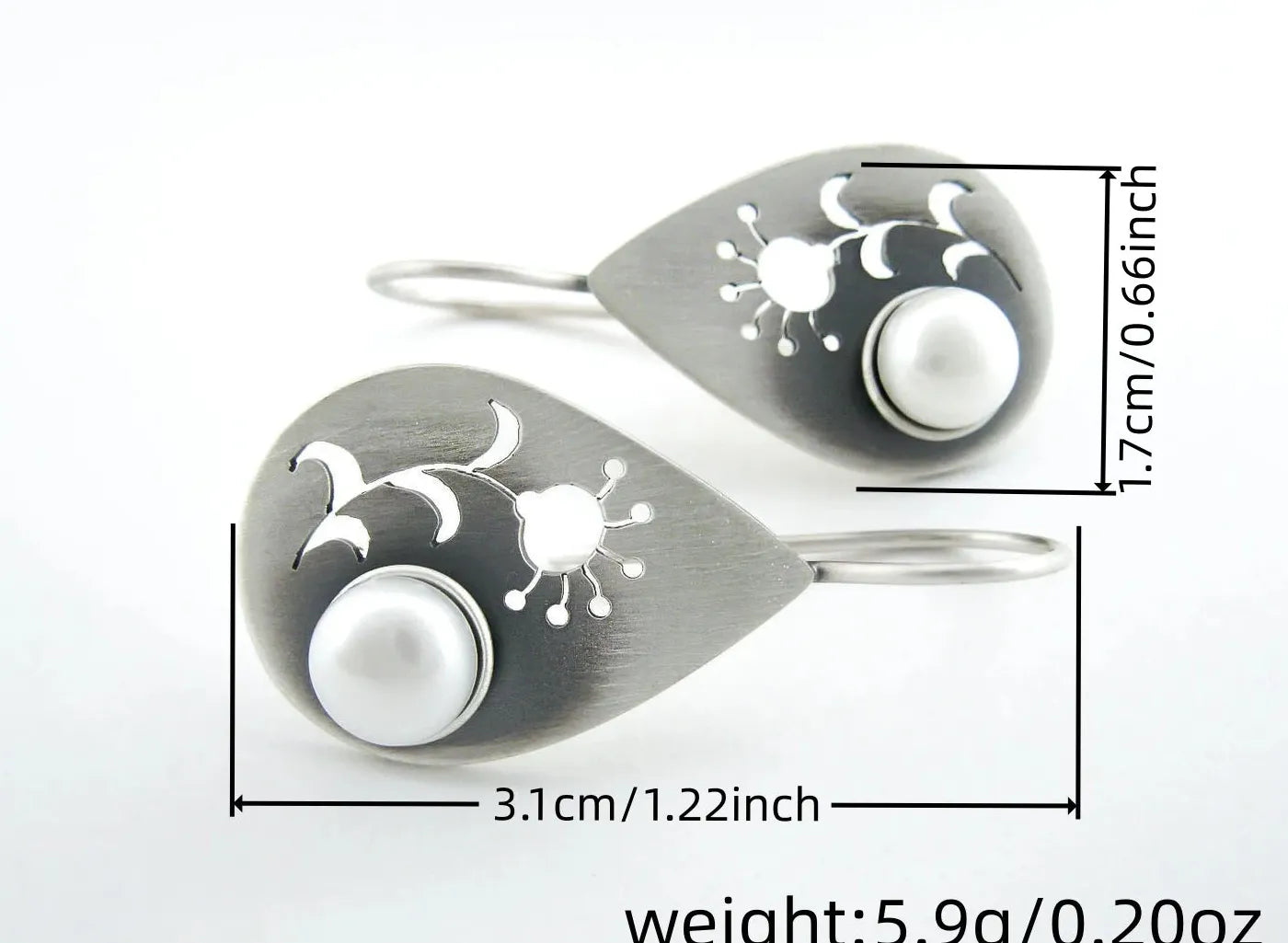 Ethnic Style Retro Women's Earrings with Artificial Gemstone Leaves Party Jewelry