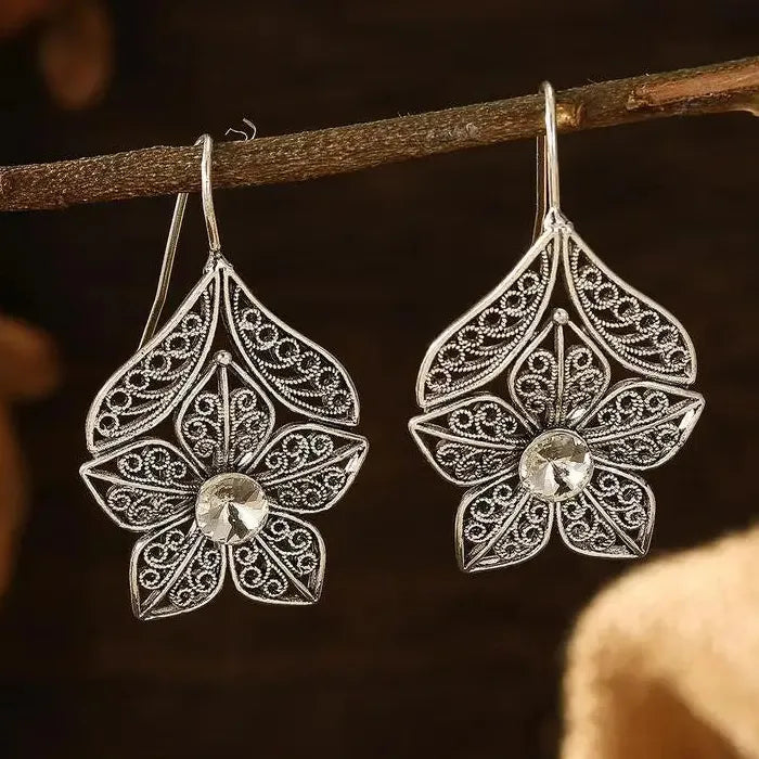 Bohemian Vintage Irregular Drop Earrings for Women Zinc Alloy Statement Jewelry