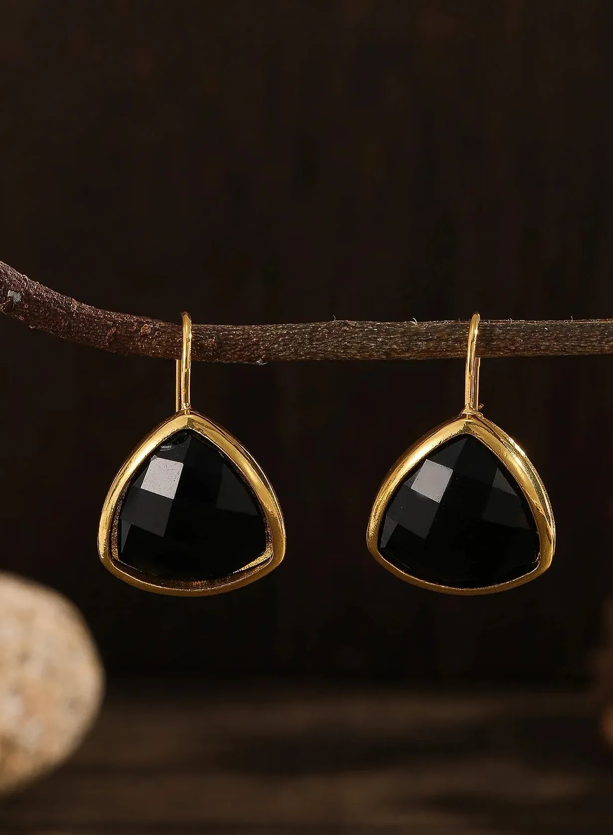 Creative Geometric Zinc Alloy Pendant Earrings for Women Vintage Party Gifts