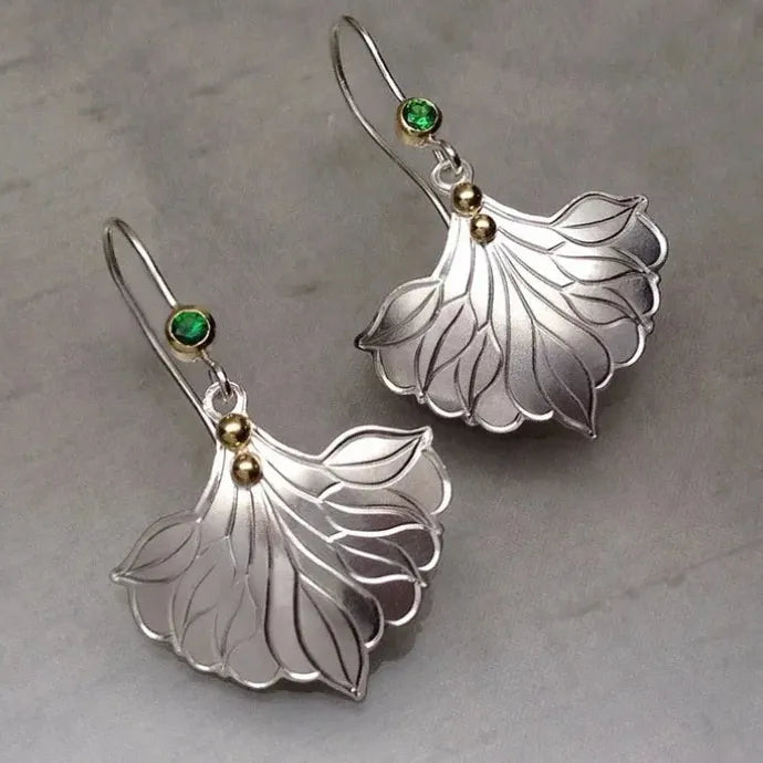 Handmade Boho Zinc Alloy Drop Hook Earrings Women Ancient Design Gift