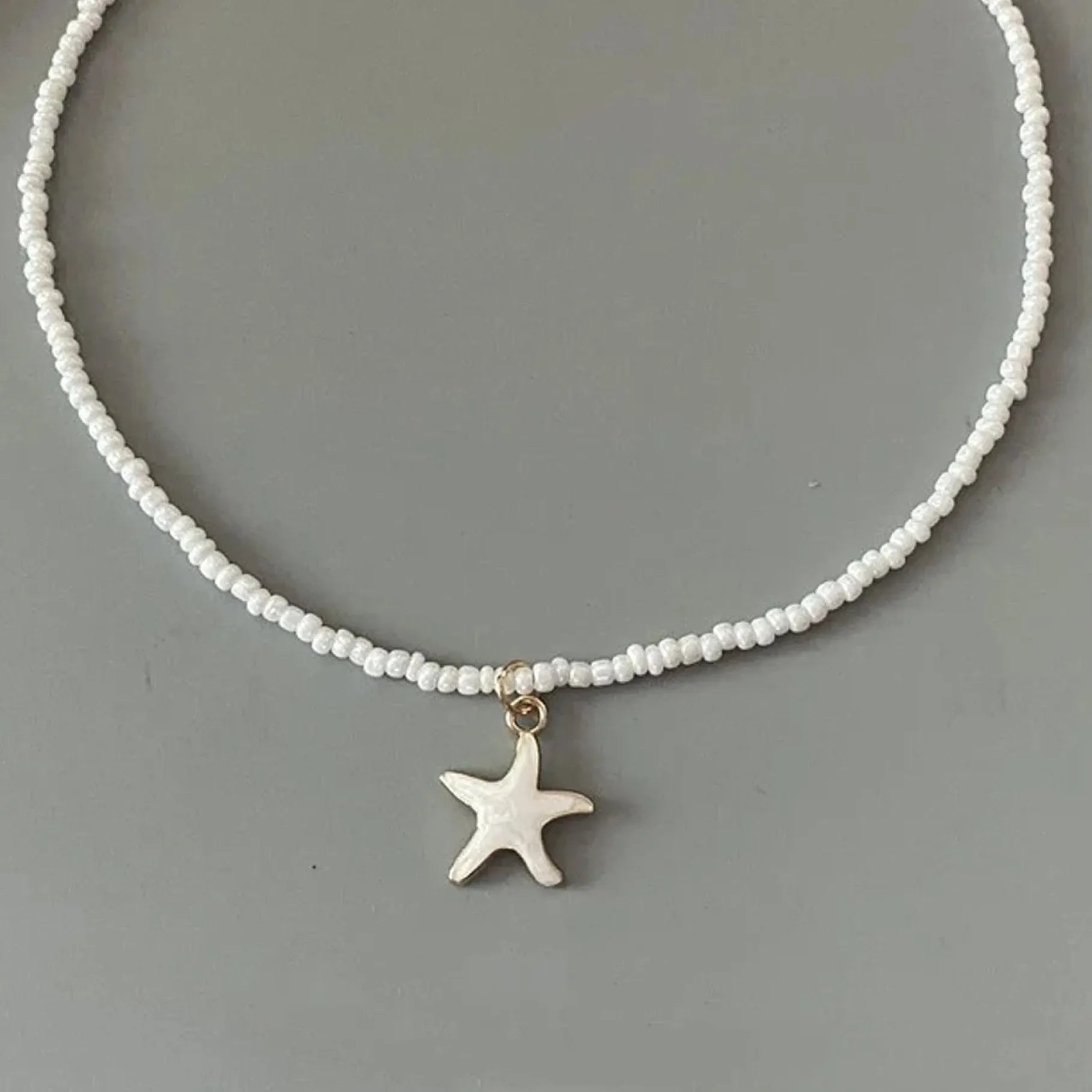 Bohemia Handmade Copper Star Pendant Choker Necklace for Women Girls