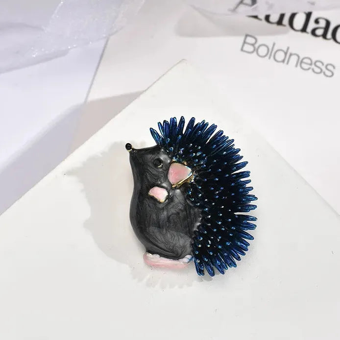 Luxury Hedgehog Brooch Classic Style Jewelry Gift for Men & Women