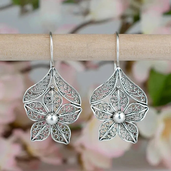 Bohemian Vintage Irregular Drop Earrings for Women Zinc Alloy Statement Jewelry