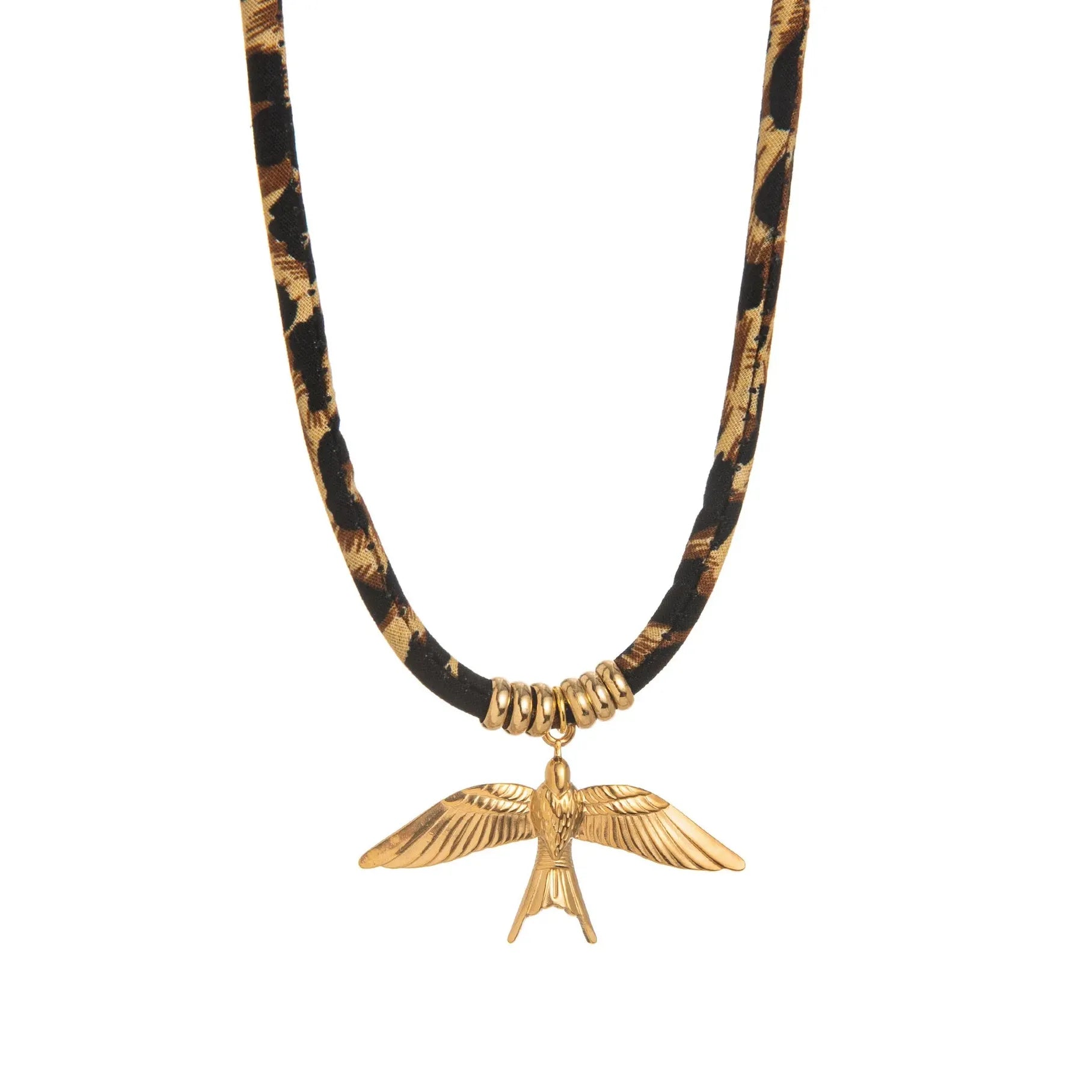 18K Gold Plated Stainless Steel Geometric Pendant Necklace Women Choker Jewelry