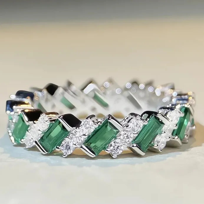 Elegant Modern Cubic Zirconia Wedding Bands for Women Trending Rings