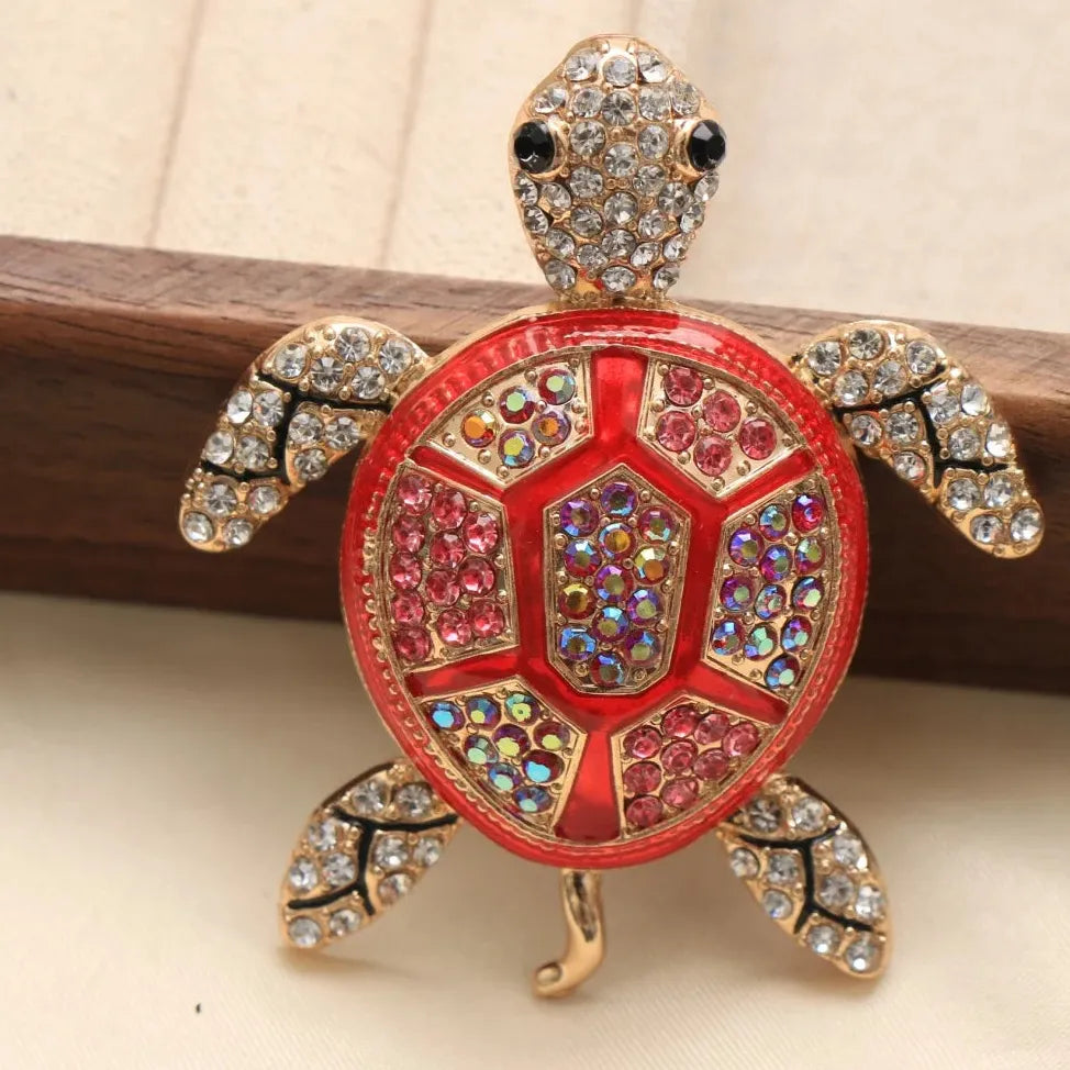 Classic Luxury Turtle Brooch for Men & Women Elegant Gift Accessory