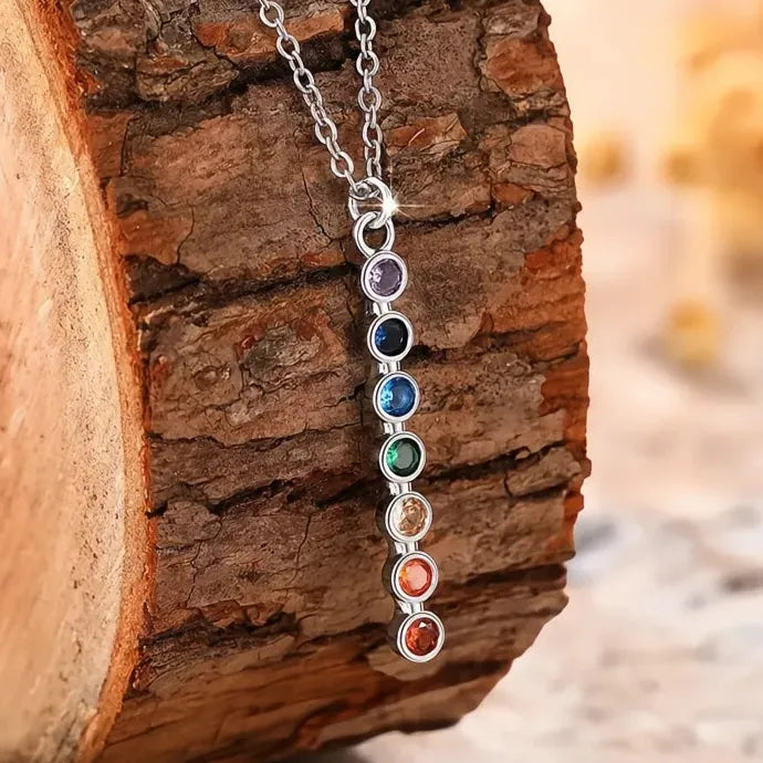 Women’s Geometric Pendant Necklace Colorful CZ Copper Alloy Jewelry