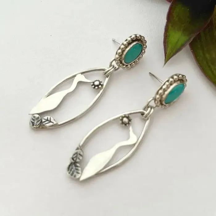 Vintage Zinc Alloy Hummingbird Drop Earrings Women’s Animal Jewelry Gift