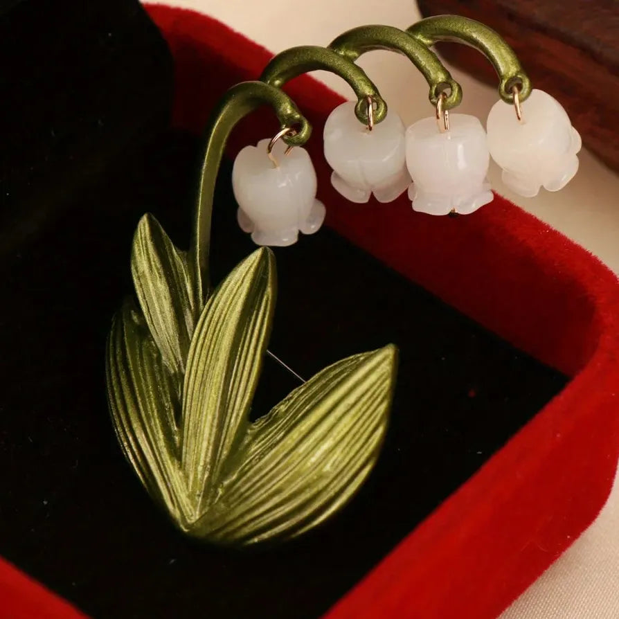 Classic Luxury Tulip Flower Brooch Elegant Gift for Men & Women