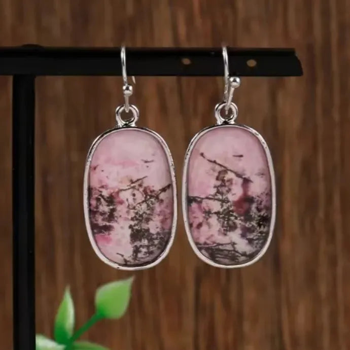 Bohemian Style Women's Resin Drop Earrings Ethnic Retro Beach Party Jewelry Gift