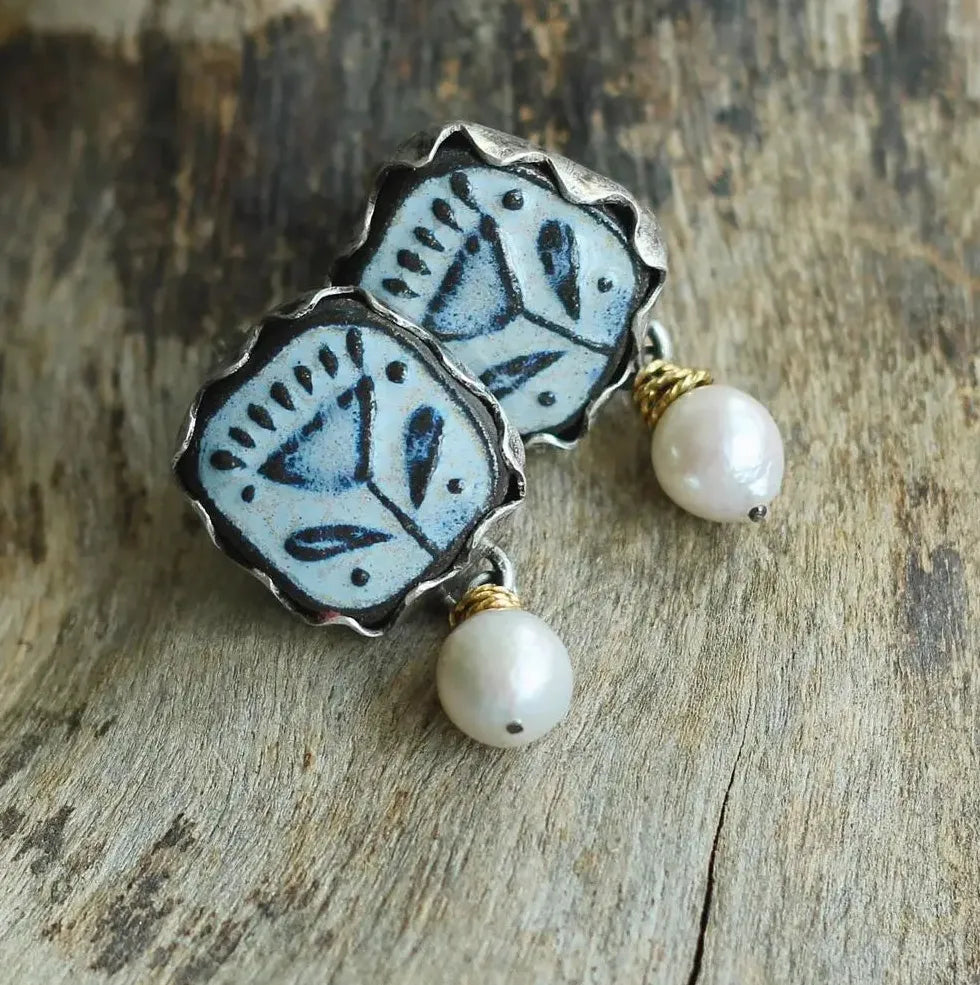 Fashionable Pearl Drop Animal Earrings for Women Cocktail Party Jewelry