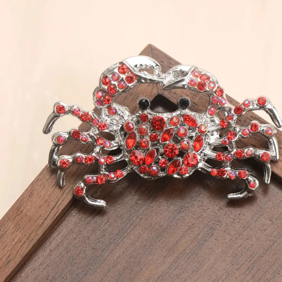 Vintage Lobster & Crab Brooches Classic Fashion Jewelry Gift for Men & Women