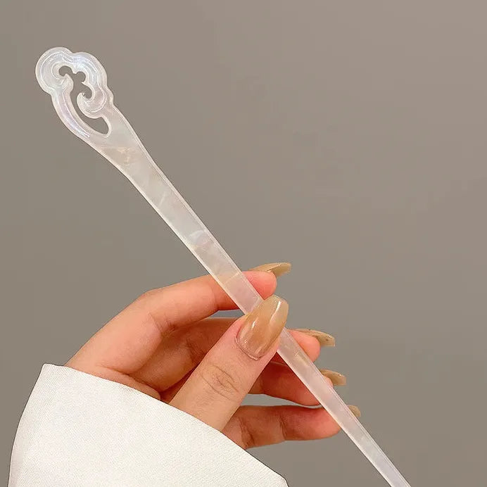 Vintage Chinese Style Acrylic Hair Sticks Women Hairpins Hair Clip Jewelry