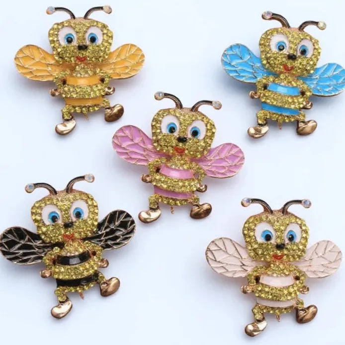 Cartoon Bee Brooch for Men & Women Wedding Party Gift Accessory