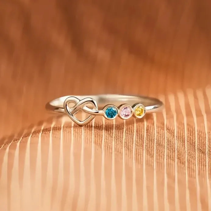 Dainty Heart Cubic Zirconia Wedding Rings for Women Elegant Jewelry