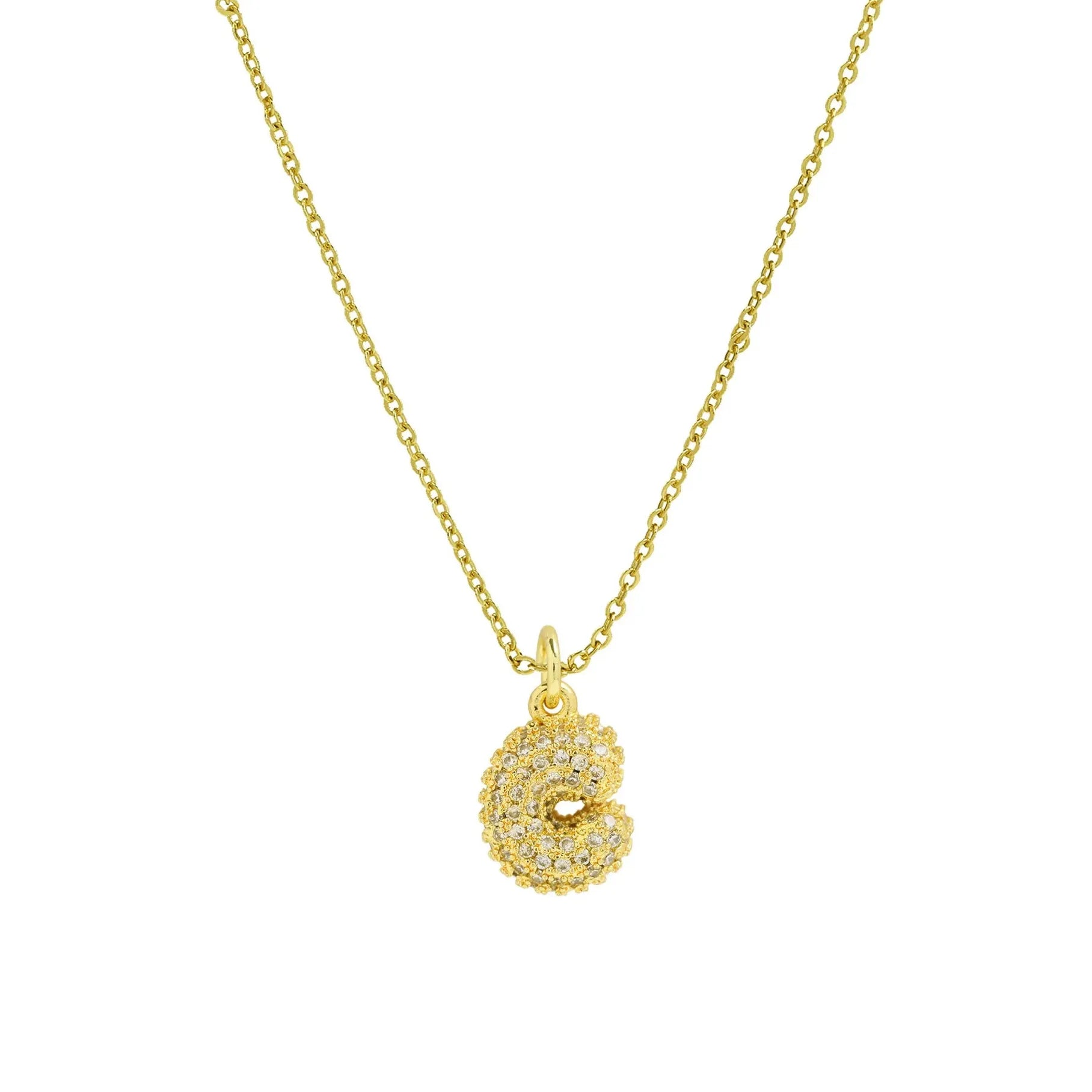 18k Gold Plated A-Z Initial Pendant Necklace Stainless Steel Choker Women Gift
