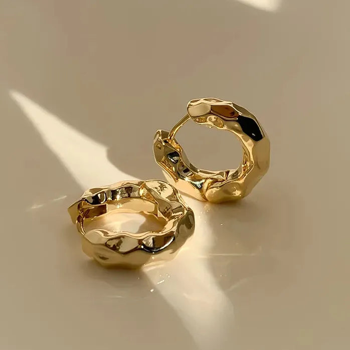 Unisex Geometric U-Shape Hoop Earrings Punk Hip-Hop Fashion Jewelry