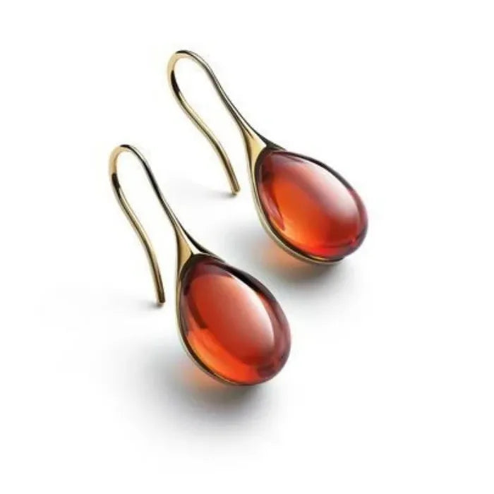 Delicate Gold Color Zinc Alloy Hook Dangle Earrings 8 Colors for Women Wedding
