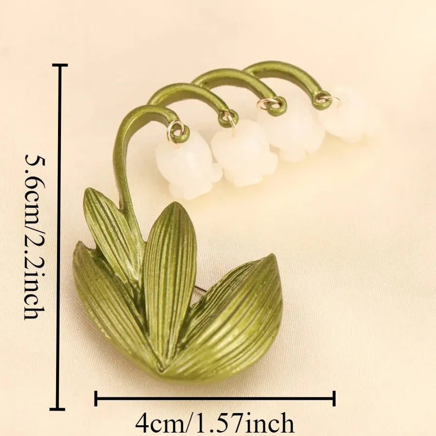 Classic Luxury Tulip Flower Brooch Elegant Gift for Men & Women