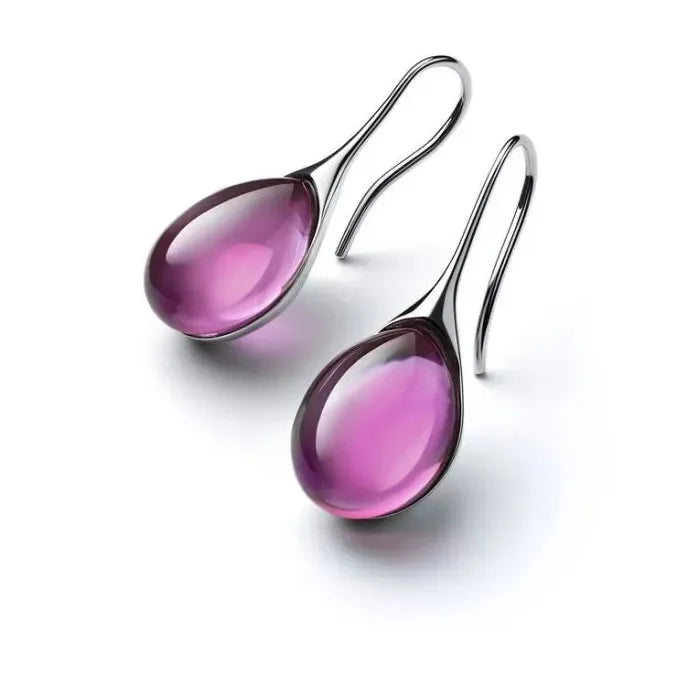 Delicate Gold Color Zinc Alloy Hook Dangle Earrings 8 Colors for Women Wedding