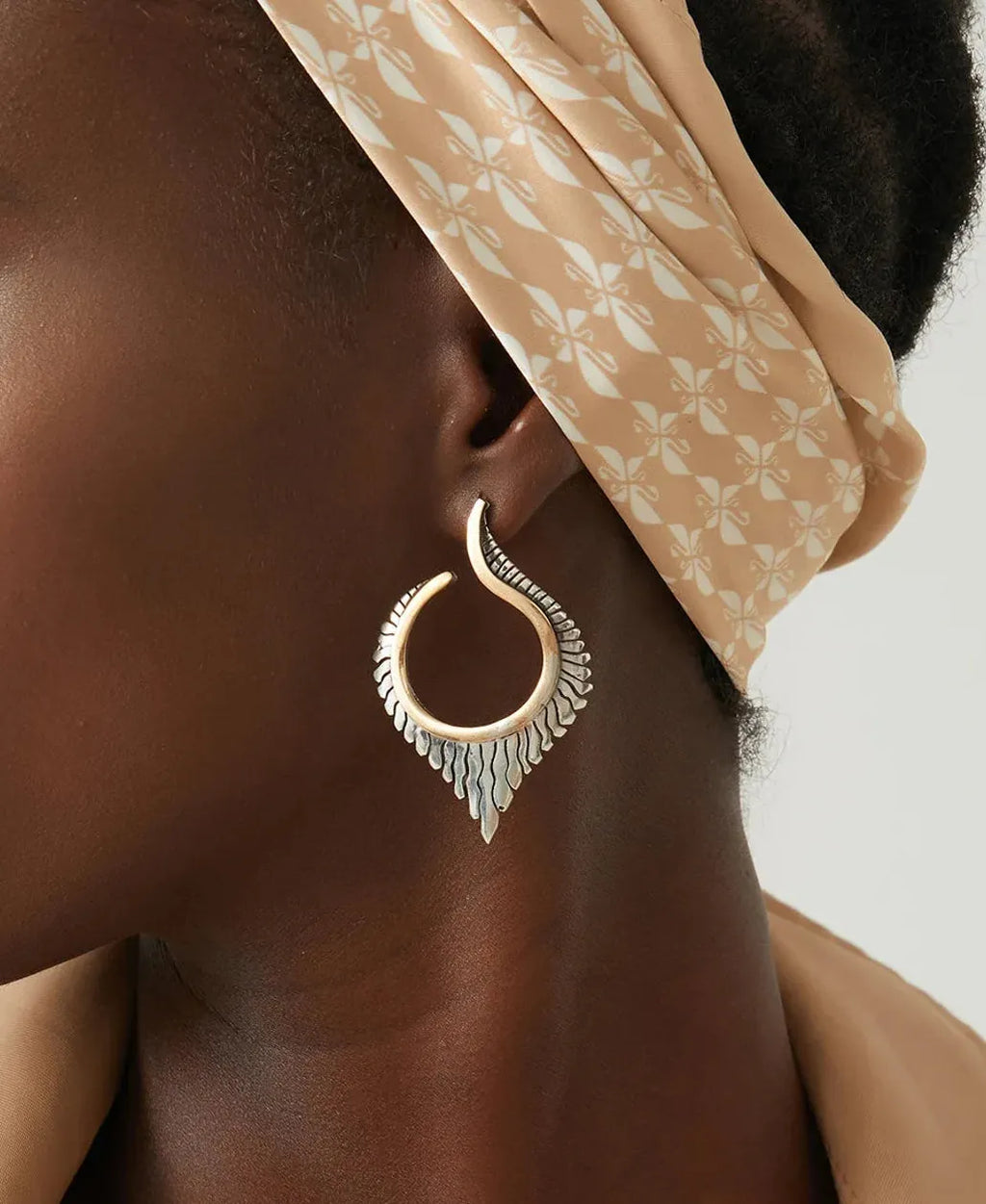 Bohemian Geometric Irregular Zinc Alloy Stud Earrings for Women