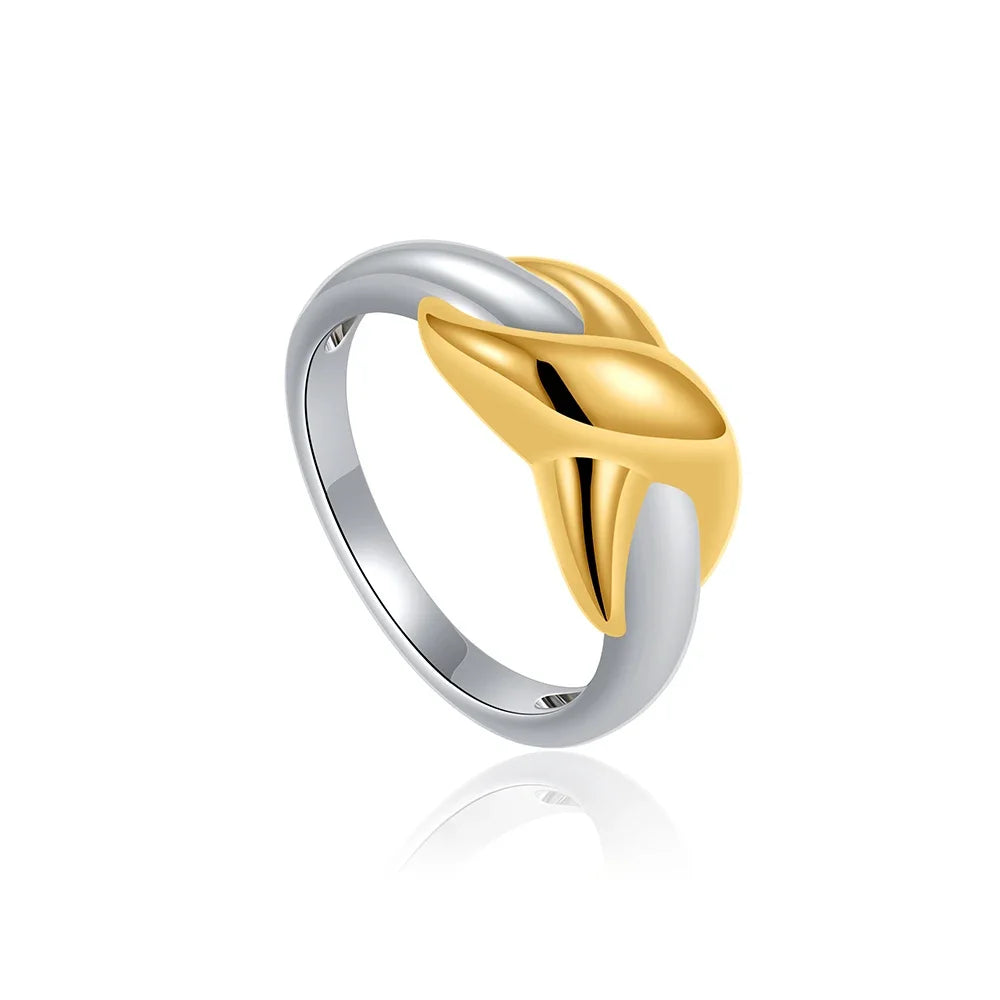 Vintage Multilayer Wide Chunky Knuckle Ring Gold Plated Stainless Steel Zircon Wedding Jewelry