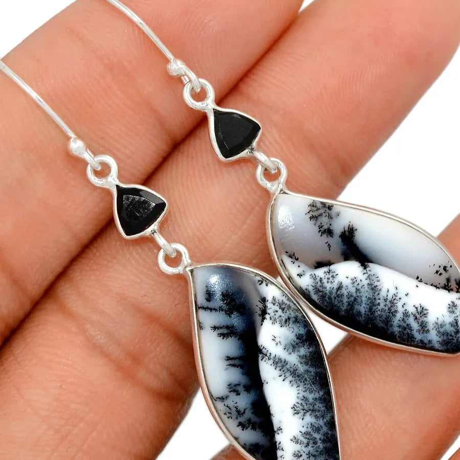 Vintage Multi-Color Rectangular Gemstone Drop Earrings for Women Anniversary Jewelry